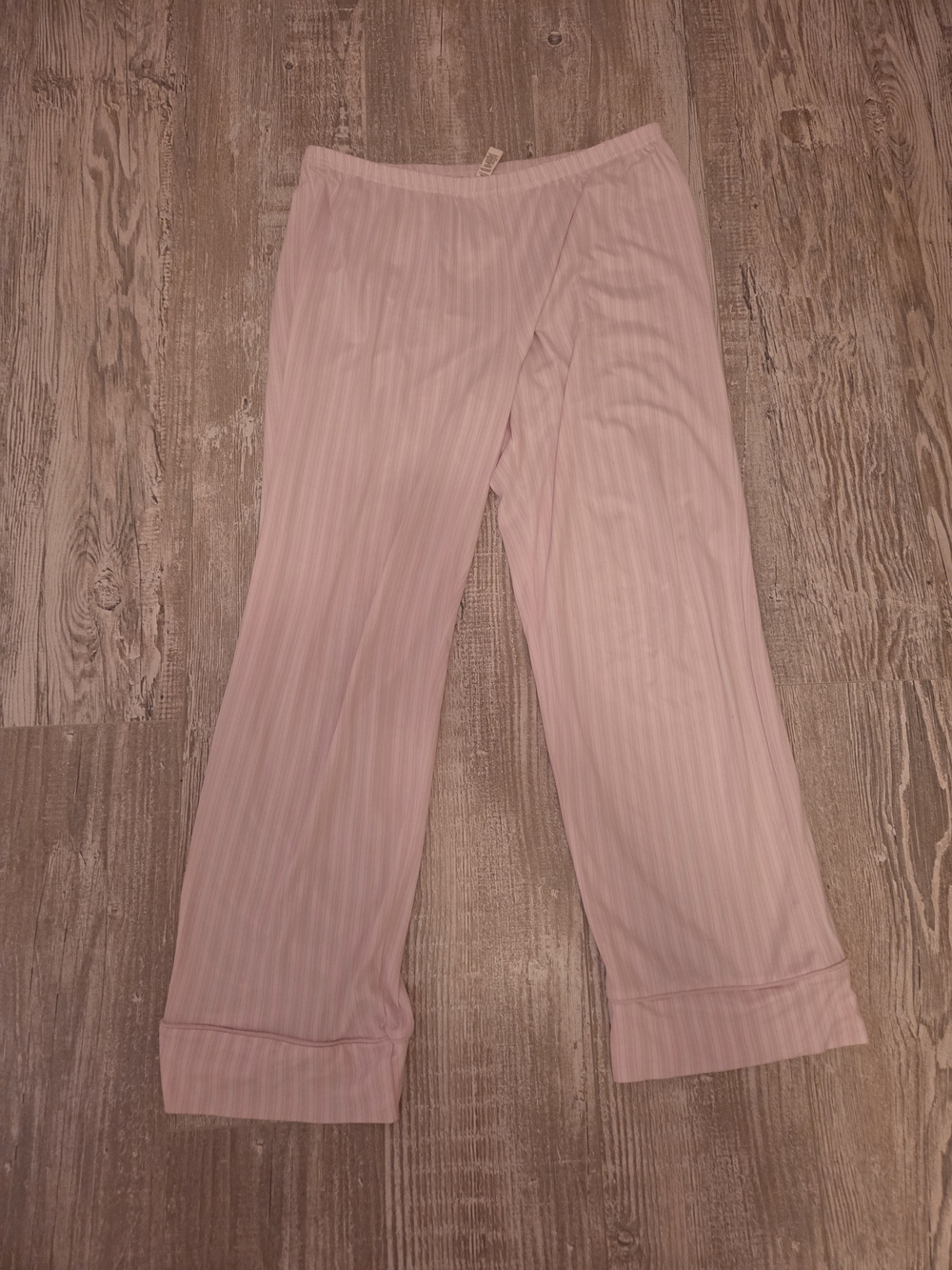 Laura Ashley Pink and White Striped PJ Pants